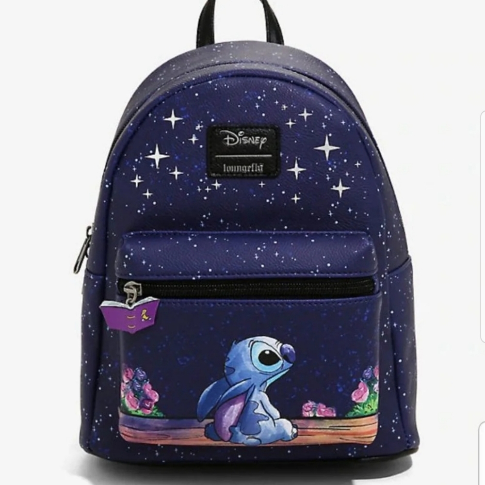 Loungefly Disney Stitch Starry Night Mini Backpack